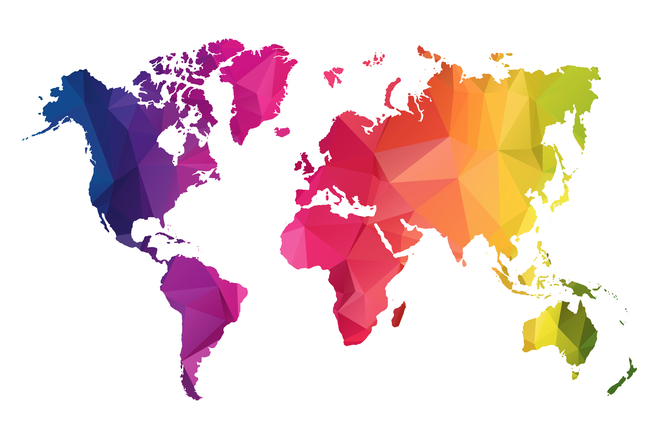 Mapa del mundo interactivo con puntos de interés